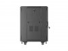 Lanberg Szafa instalacyjna rack stojąca 19 cali 15U 600x600 drzwi perforowane czarna (Flat pack)